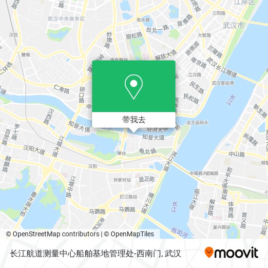长江航道测量中心船舶基地管理处-西南门地图