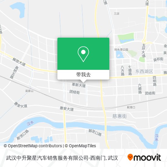 武汉中升聚星汽车销售服务有限公司-西南门地图