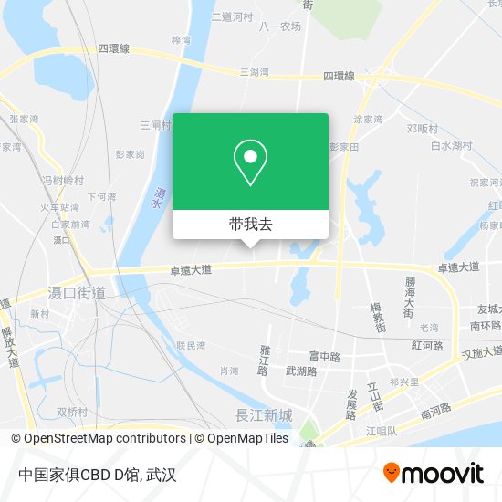 中国家俱CBD D馆地图