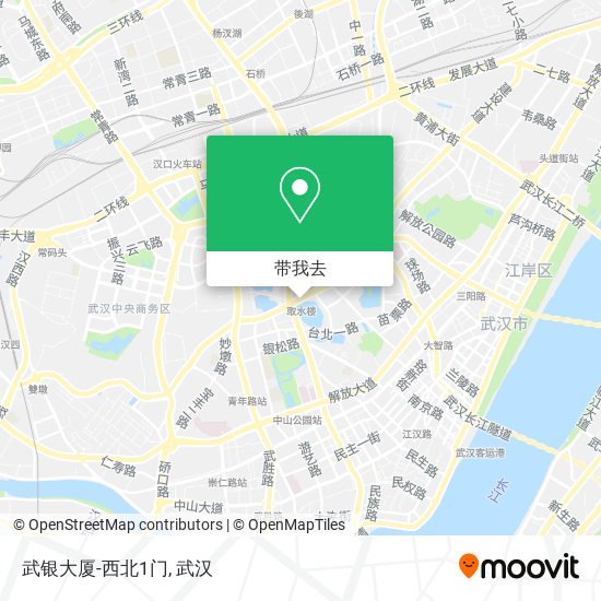 武银大厦-西北1门地图