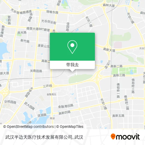 武汉半边天医疗技术发展有限公司地图