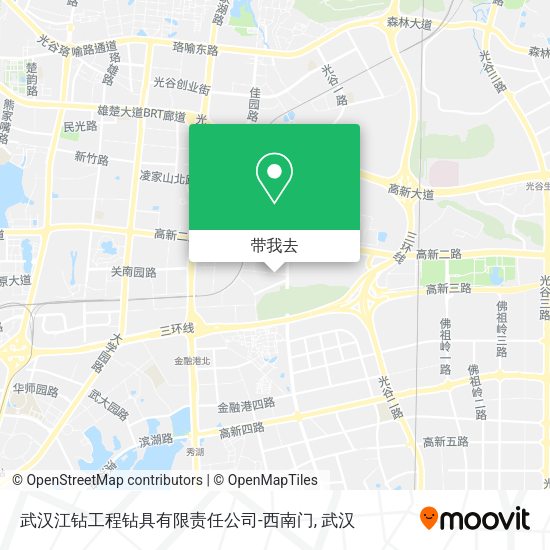 武汉江钻工程钻具有限责任公司-西南门地图