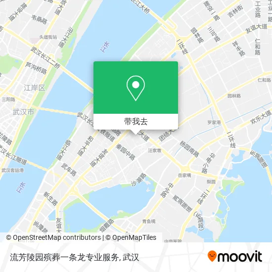 流芳陵园殡葬一条龙专业服务地图
