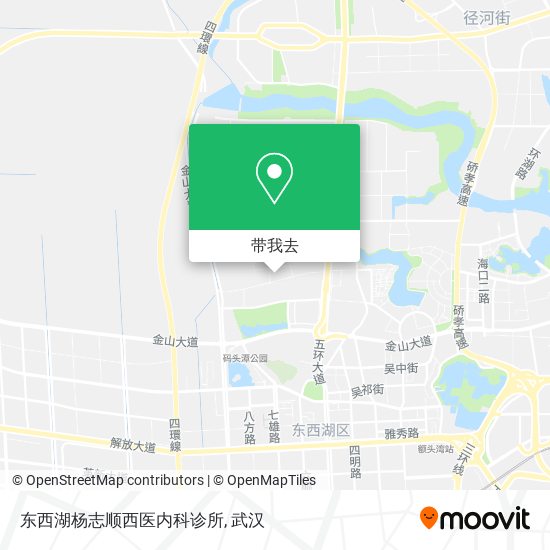 东西湖杨志顺西医内科诊所地图