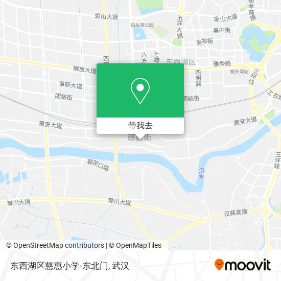 东西湖区慈惠小学-东北门地图