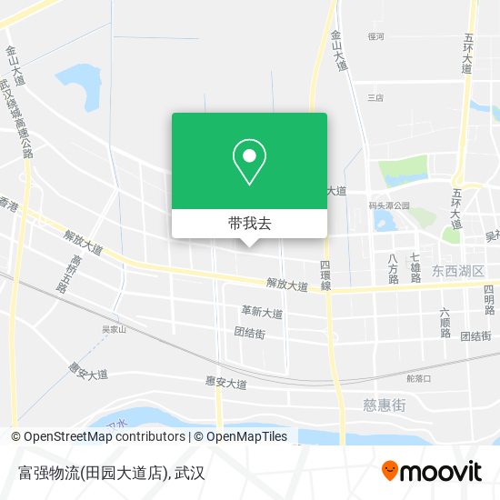 富强物流(田园大道店)地图