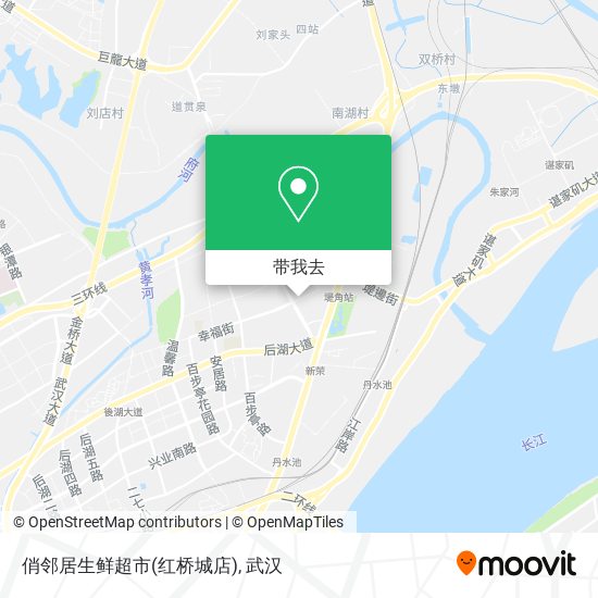 俏邻居生鲜超市(红桥城店)地图