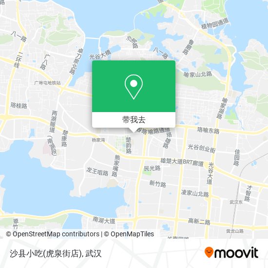 沙县小吃(虎泉街店)地图