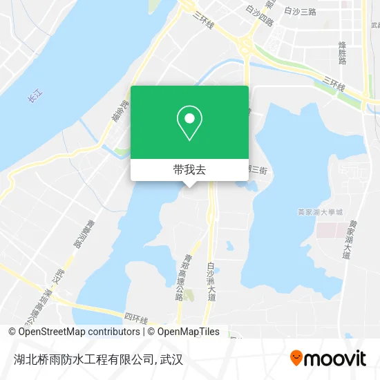 湖北桥雨防水工程有限公司地图