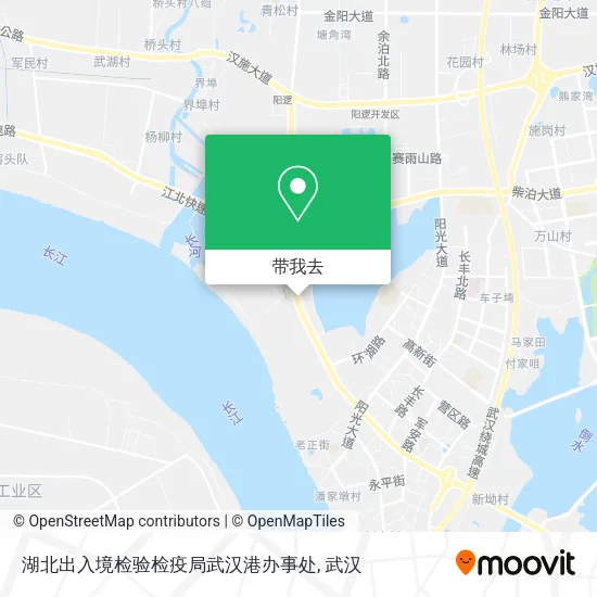 湖北出入境检验检疫局武汉港办事处地图