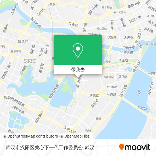武汉市汉阳区关心下一代工作委员会地图
