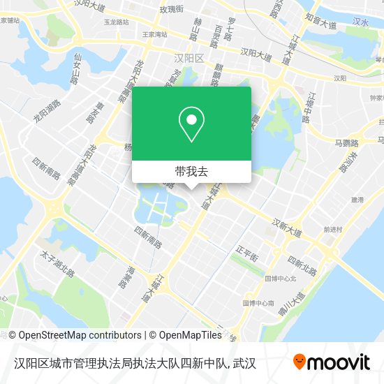汉阳区城市管理执法局执法大队四新中队地图
