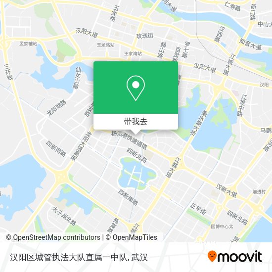 汉阳区城管执法大队直属一中队地图