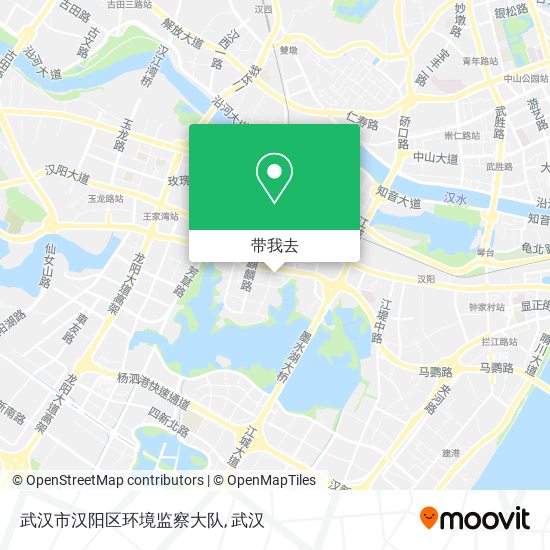 武汉市汉阳区环境监察大队地图