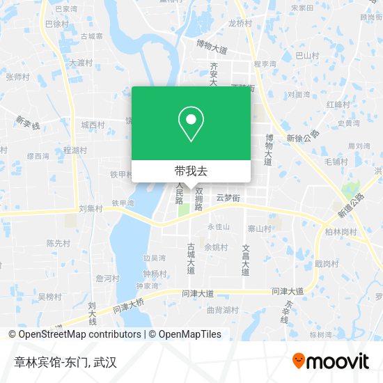 章林宾馆-东门地图