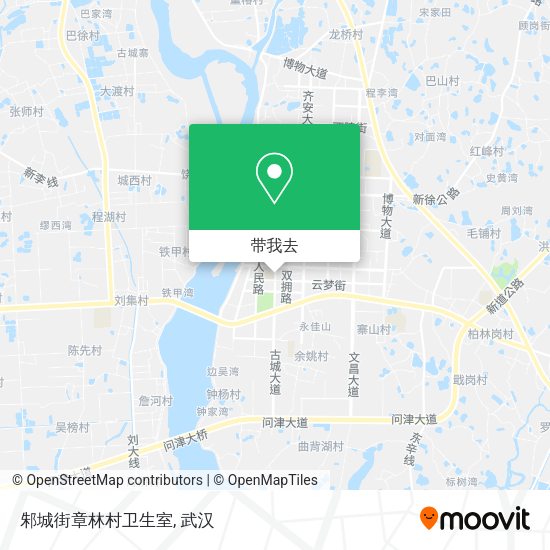 邾城街章林村卫生室地图