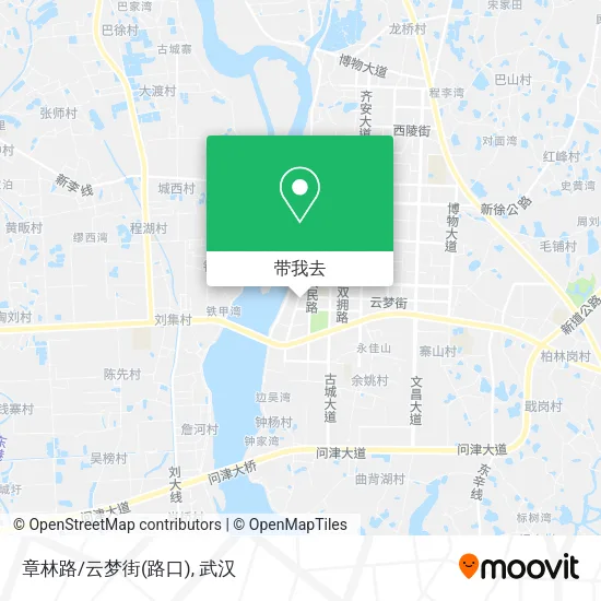 章林路/云梦街(路口)地图