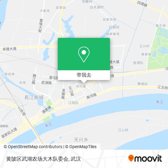 黄陂区武湖农场大木队委会地图