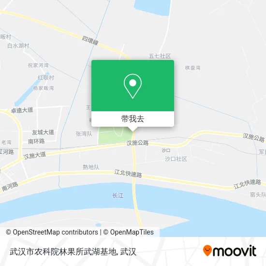 武汉市农科院林果所武湖基地地图