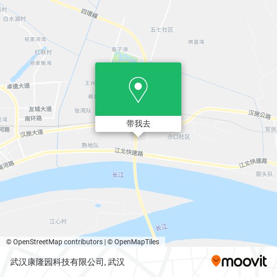 武汉康隆园科技有限公司地图