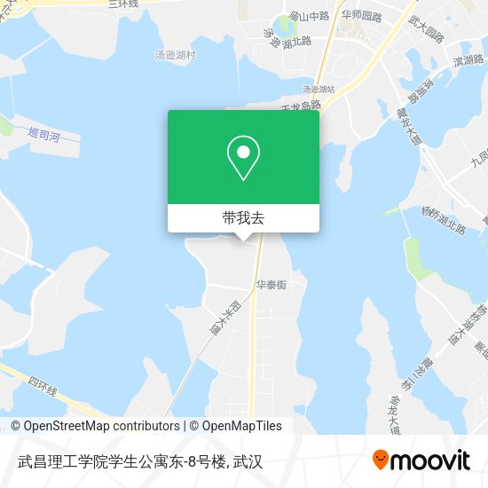 武昌理工学院学生公寓东-8号楼地图