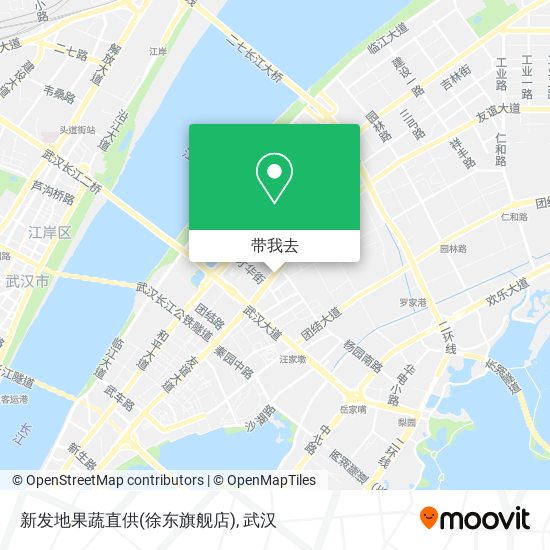 新发地果蔬直供(徐东旗舰店)地图