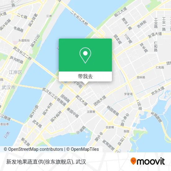 新发地果蔬直供(徐东旗舰店)地图