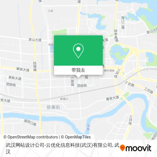 武汉网站设计公司-云优化信息科技(武汉)有限公司地图