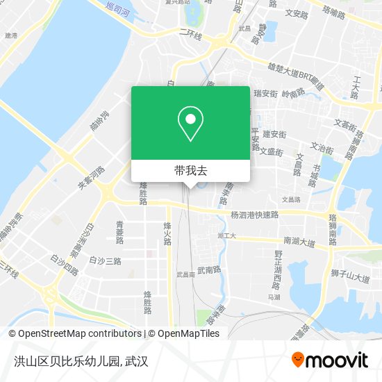 洪山区贝比乐幼儿园地图