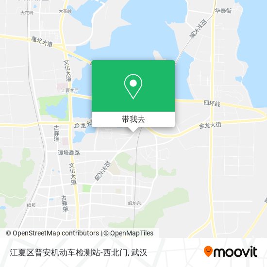 江夏区普安机动车检测站-西北门地图