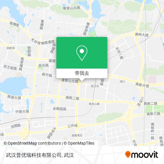 武汉普优瑞科技有限公司地图