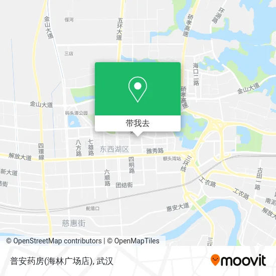 普安药房(海林广场店)地图