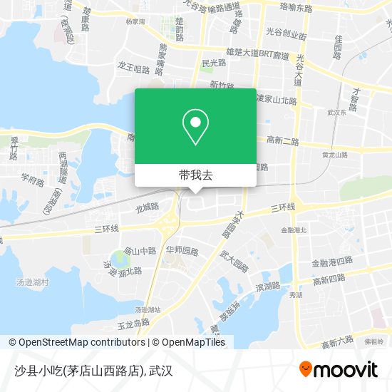 沙县小吃(茅店山西路店)地图