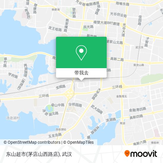 东山超市(茅店山西路店)地图