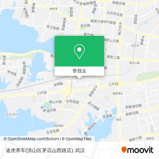 途虎养车(洪山区茅店山西路店)地图
