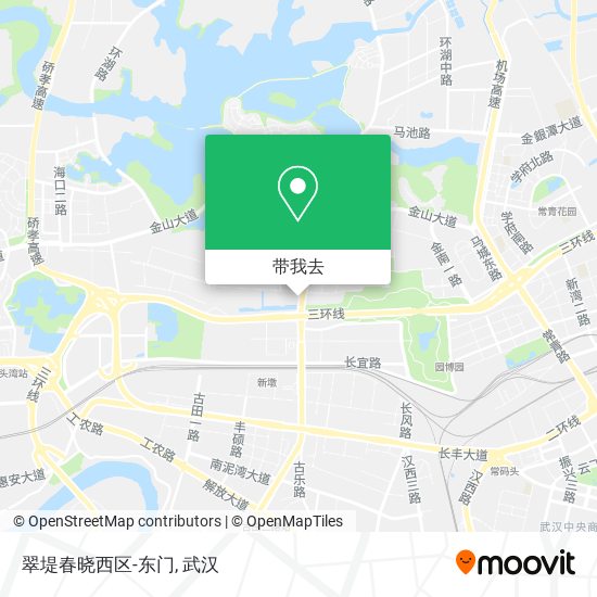 翠堤春晓西区-东门地图