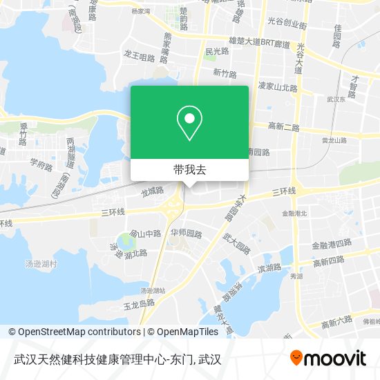 武汉天然健科技健康管理中心-东门地图