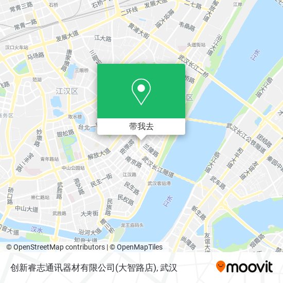 创新睿志通讯器材有限公司(大智路店)地图