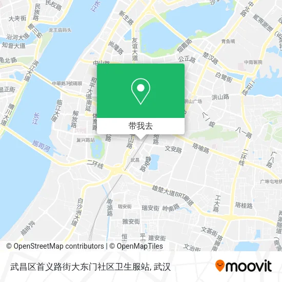 武昌区首义路街大东门社区卫生服站地图