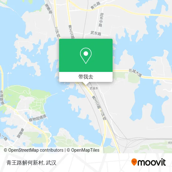 青王路解何新村地图