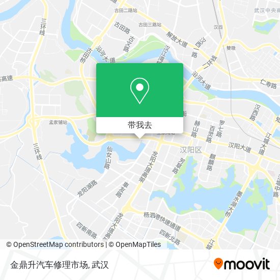 金鼎升汽车修理市场地图