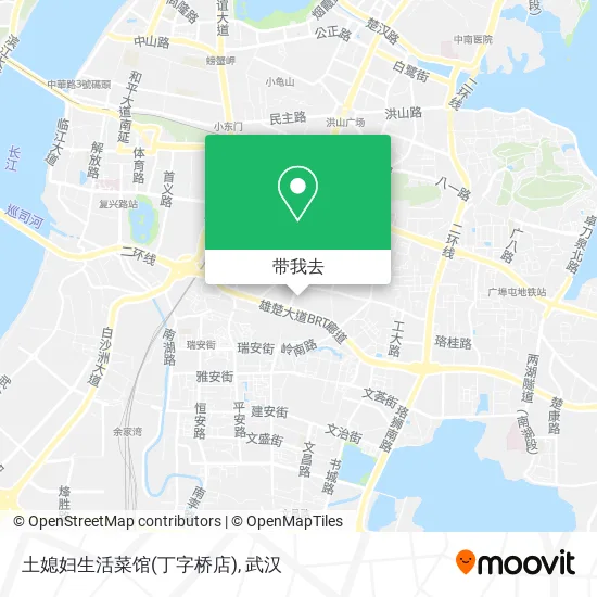 土媳妇生活菜馆(丁字桥店)地图