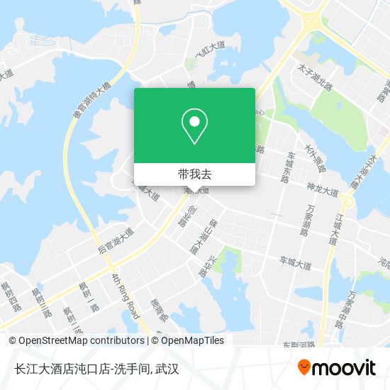 长江大酒店沌口店-洗手间地图