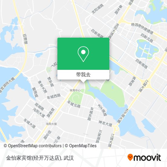 金怡家宾馆(经开万达店)地图