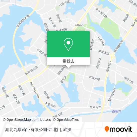 湖北九康药业有限公司-西北门地图