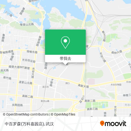 中百罗森(万科嘉园店)地图