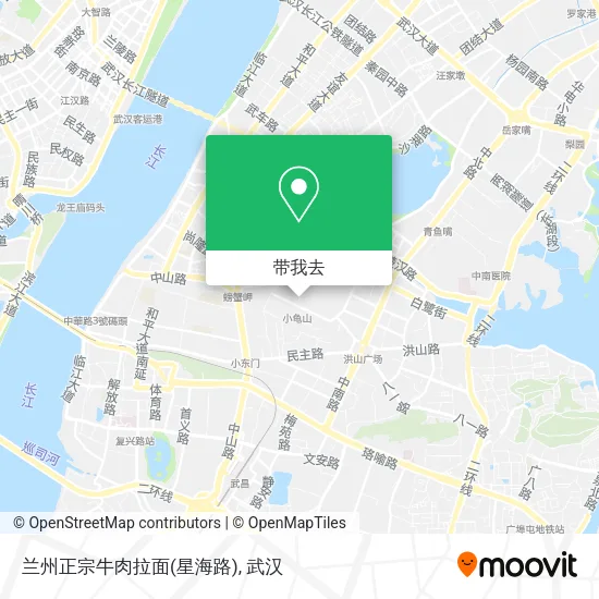 兰州正宗牛肉拉面(星海路)地图