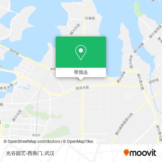光谷园艺-西南门地图