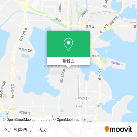 宏江气体-西北门地图