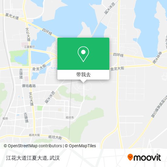 江花大道江夏大道地图